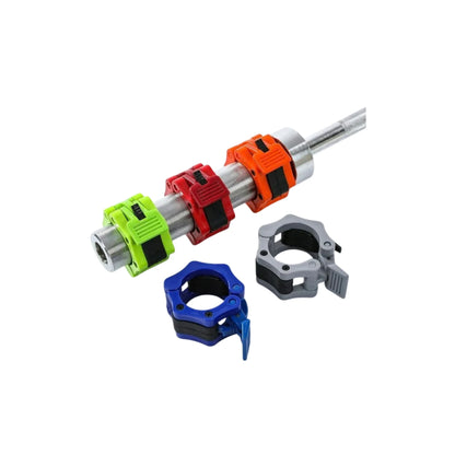 Barbell Spinlock Collars (2 Inch Olympic) – ABS Plastic Heavy Duty Barbell Locks | Supports 200–500lbs | Pack of 2 for Barbell, Dumbbell, EZ & W Bars