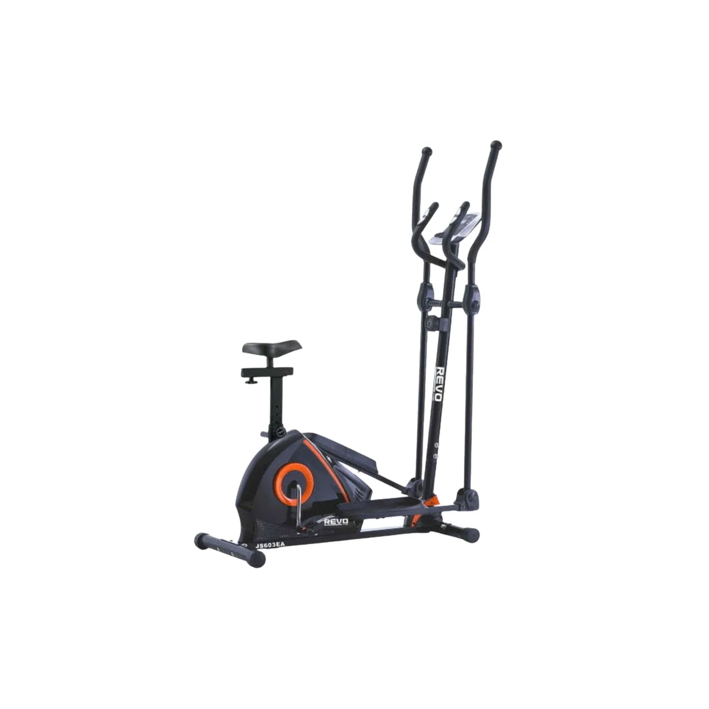 Revo Fitness JS603EA Magnetic Bike Elliptical Trainer | 2-in-1 Magnetic Exercise Bike & Elliptical Trainer with 4.5KG Flywheel, 8 Resistance Levels, LCD Display & 100KG Capacity