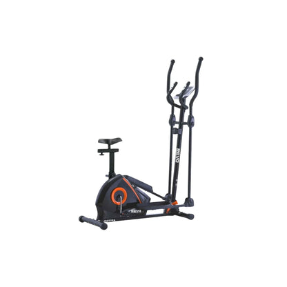 Revo Fitness JS603EA Magnetic Bike Elliptical Trainer | 2-in-1 Magnetic Exercise Bike & Elliptical Trainer with 4.5KG Flywheel, 8 Resistance Levels, LCD Display & 100KG Capacity