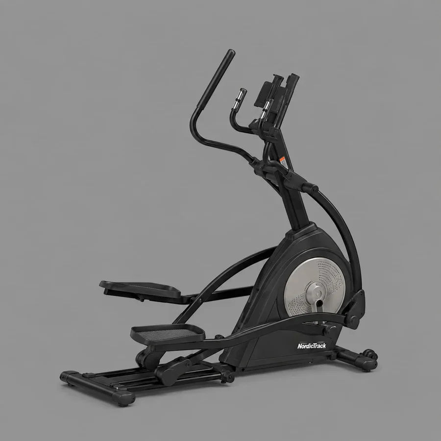 American Fitness D3.1E Elliptical Machine with 18-Inch Stride, 24-Level Resistance, Bluetooth APP, 5KG Flywheel & LCD Monitor | 120KG Capacity Home Cross Trainer
