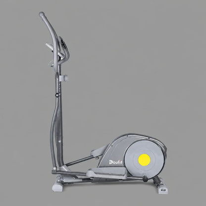 Doufit EM-04 Elliptical Machine for Home Gym | Heavy Duty Magnetic Cross Trainer 8-Level Resistance, 12 lbs Flywheel, LCD Monitor, 250 lbs Capacity Full Body Cardio Fitness Equipment