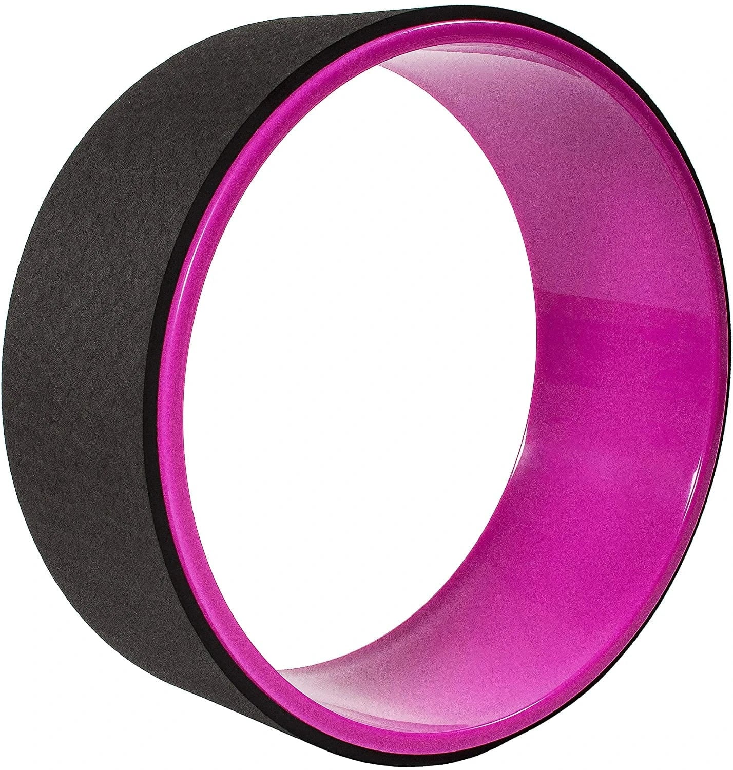 Yoga Wheel 5-inch width with a diameter 12. 5-inchBack Roller | High Strength Yoga Ring with 300 lbs Capacity for Backbends, Stretching, Posture & Flexibility Training