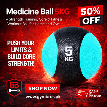 Medicine Ball 1KG–5KG – Strength Training, Core & Fitness Workout Ball for Home and Gym