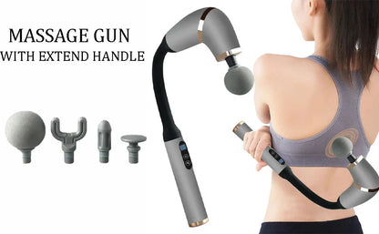 Blueidea BLD-339 Electric Deep Tissue Body Massager | 6-Speed Muscle Massager with Extended Handle, 3 Massage Modes, Type-C Charging & Ergonomic ABS Design