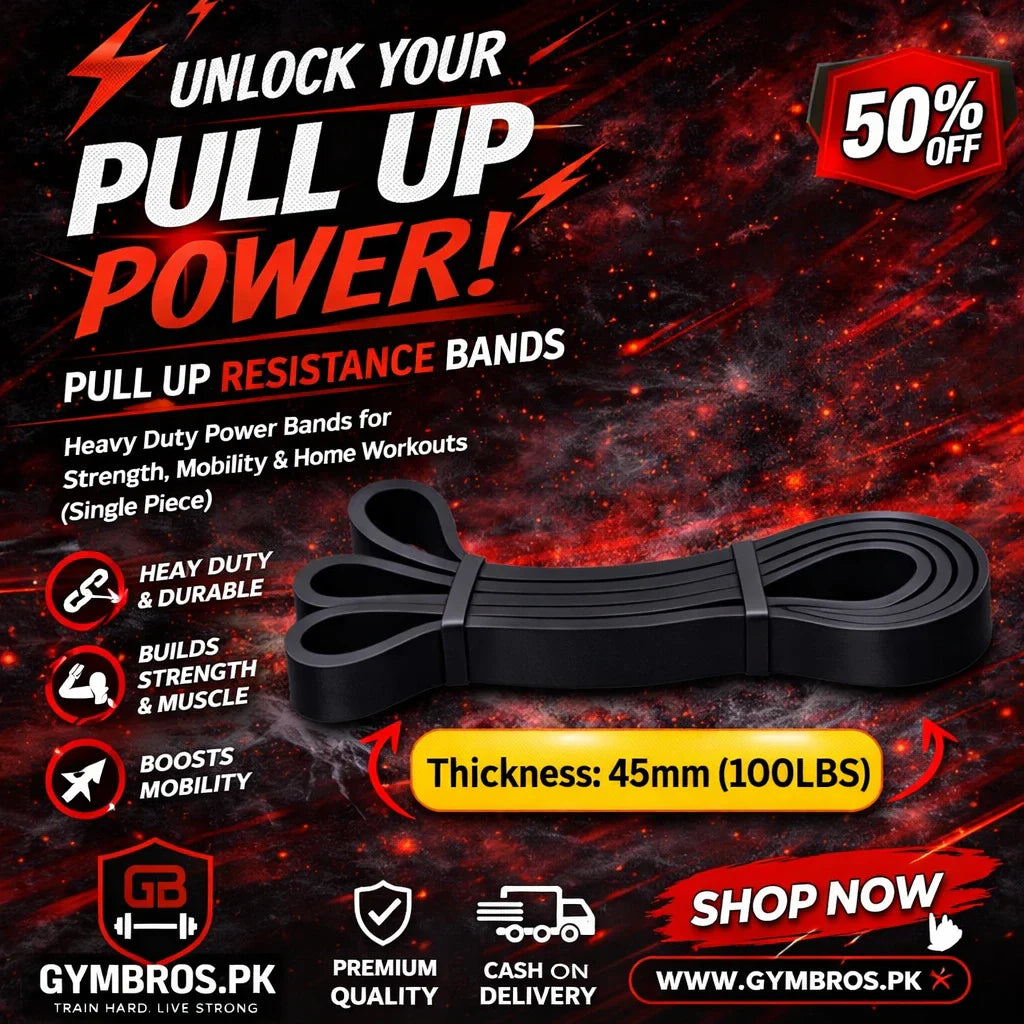 Loop Resistance Bands (13MM–45MM) – Heavy Duty Power Bands for Strength, Mobility & Home Workouts (Single Piece)