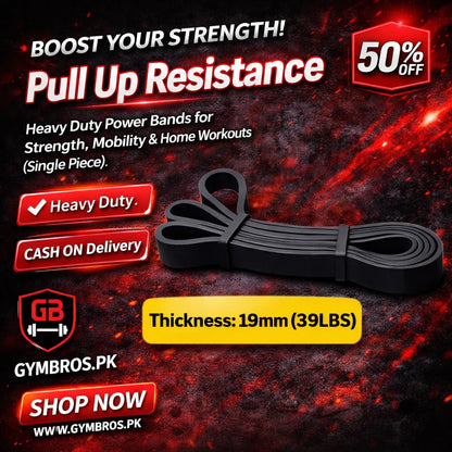 Loop Resistance Bands (13MM–45MM) – Heavy Duty Power Bands for Strength, Mobility & Home Workouts (Single Piece)