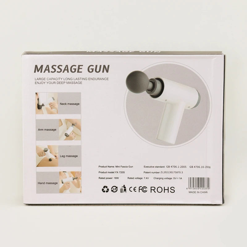 Mini Fascial Fun Fandheld Massager Gun Professional Muscle Relax Massage Gun YX-720S