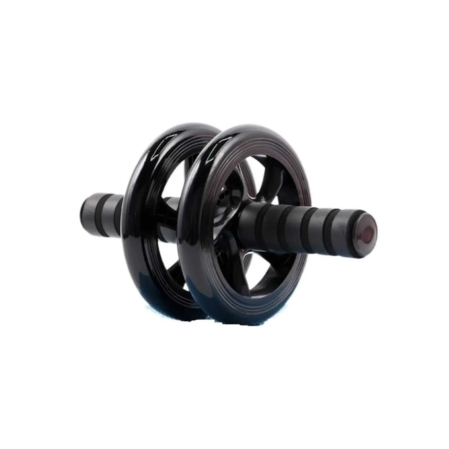Abdominal Wheel Ab Roller Double Wheel Exercise Fitness Equipment ABS + Iron Frame + Foam Grip, 155mm Wheel, 34cm Length, 300KG Capacity Super Mute Core Trainer for Abs, Arms & Full Body Workout