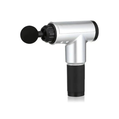 Fascial Gun Deep Muscle Massager 7.4V 12V 2000mAh Li-ion Battery 1800–3200 RPM 5 Speed 6 Level Adjustment Deep Tissue Massage Gun with 4 Heads for Muscle Pain Relief & Recovery