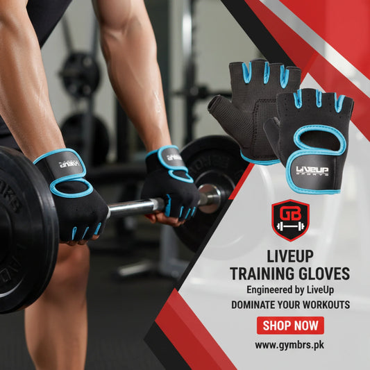 Liveup Sports Training Gloves | Polyester & PU Boxing Mitts for Cardio & Bag Work | LS3077