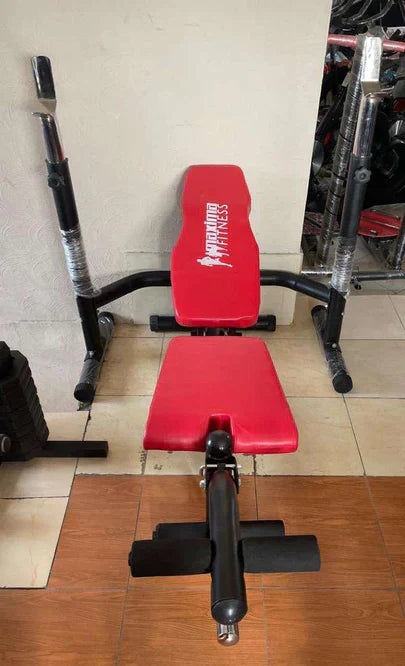 Commercial Weight Bench – Heavy Duty Black Workout Bench for Gym & Home