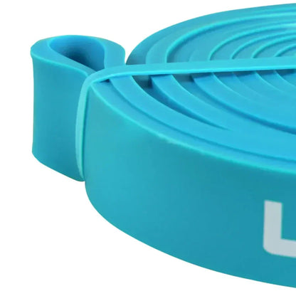 Livepro Super Band Large Latex Loop Resistance Band 35-85lbs Blue 32mm LP8410 | Pull Up Assist, Strength Training & Mobility Band