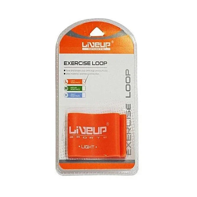 Liveup Resistance Leg Loop Band – Premium Exercise Band for Fitness, Yoga, & Physical Therapy | Available in Light, Medium, & Heavy Resistance