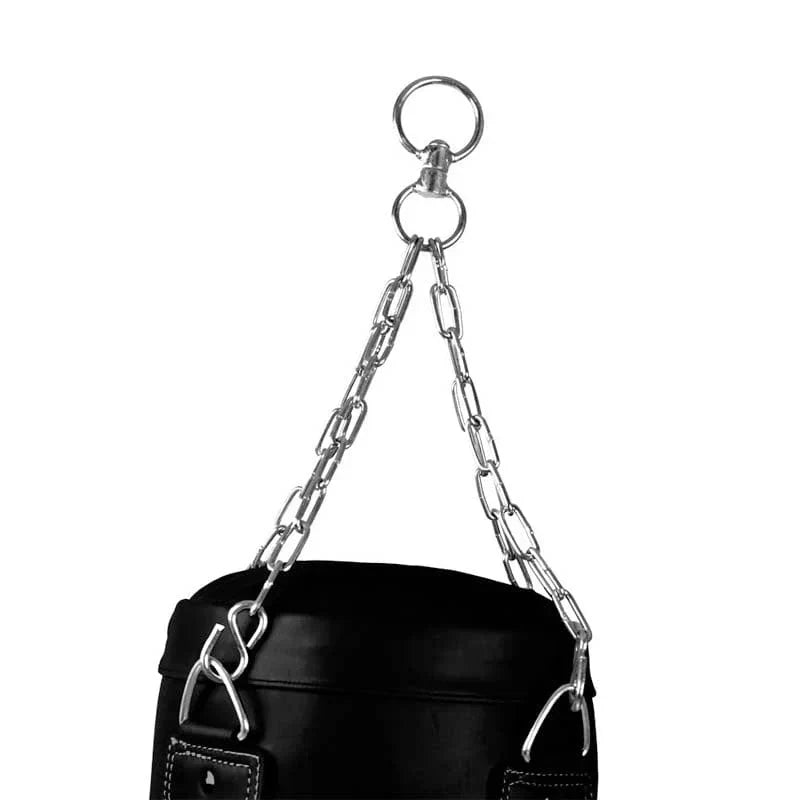 Premium Hanging Punching Bag with Chain (Sizes 3–6 ft) | Heavy Duty Synthetic Leather Boxing Bag for MMA, Kickboxing, Muay Thai & Home Gym Training