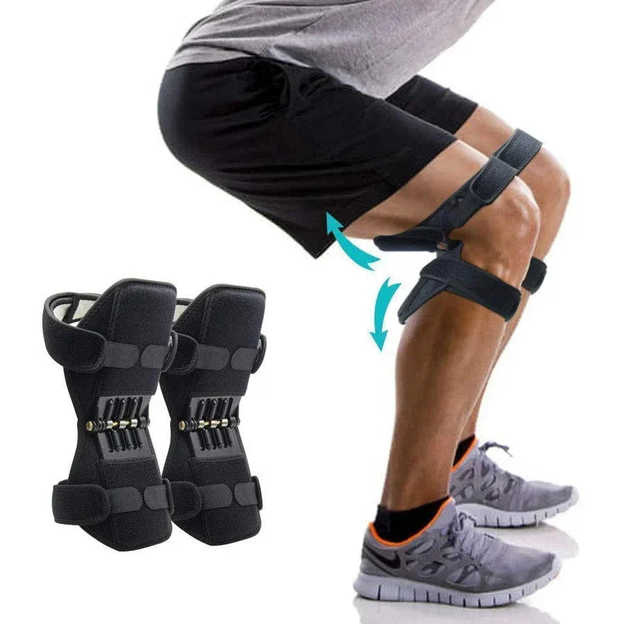 Knee Booster for Joint Pain Relief, Sports & Hiking Pack of 2 | Knee Support for Men & Women