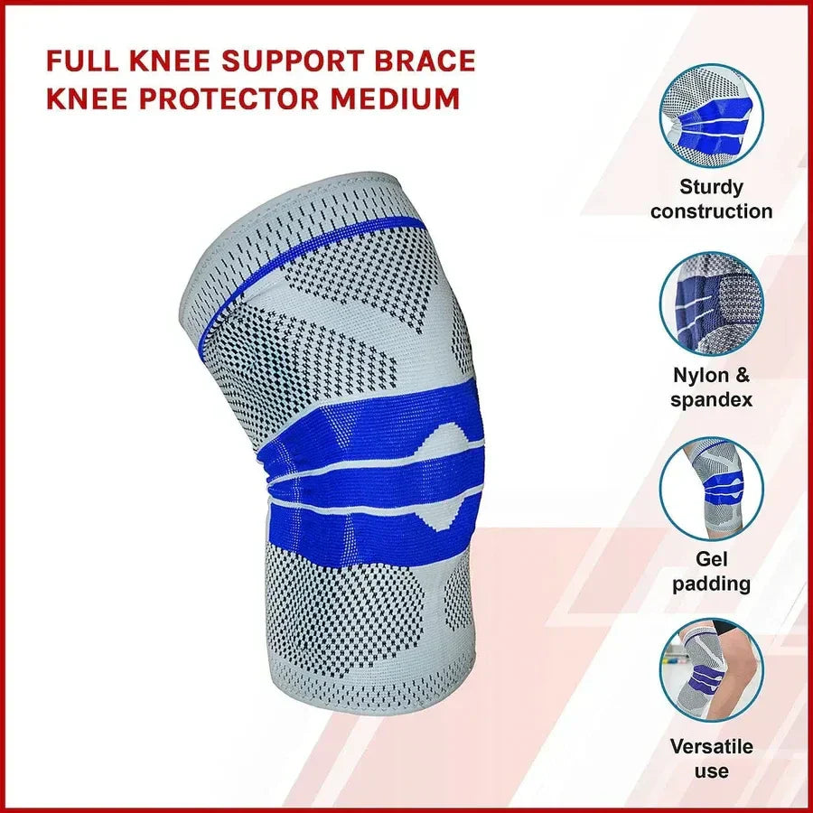 P3 Knee Support Brace Pack of 1 White | Compression Knee Support for Gym, Running & Daily Use