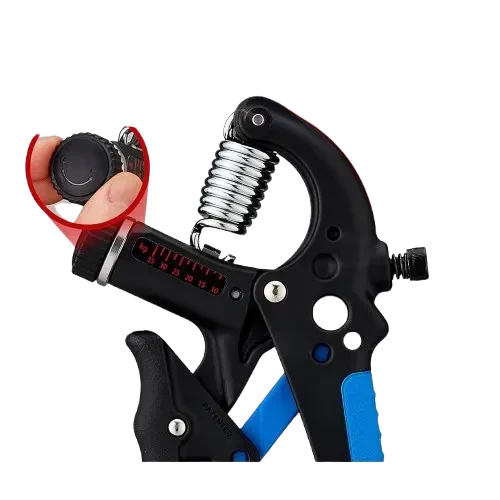GP-707 Dual Hand Grip Strengthener Adjustable Gripper 10-40KG | Hand, Wrist & Forearm Trainer