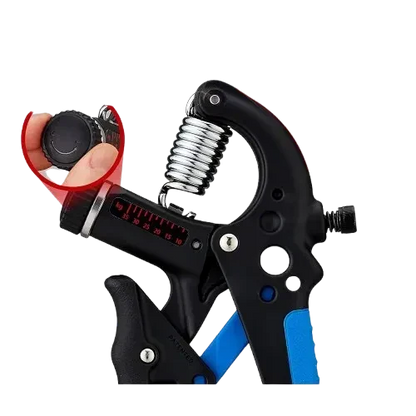 GP-707 Dual Hand Grip Strengthener Adjustable Gripper 10-40KG | Hand, Wrist & Forearm Trainer