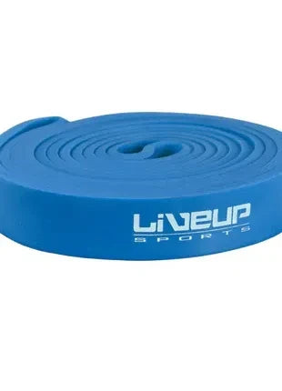 Liveup Resistance Loop Band Latex Heavy Blue 45mm 50–125lbs LS3650 | Pull Up Assist, Strength Training & Mobility Band