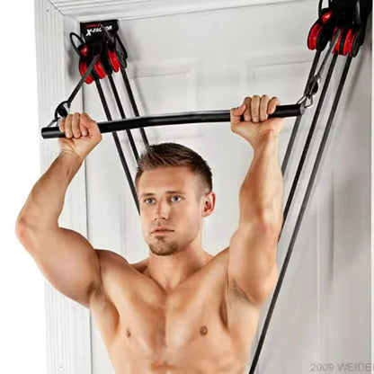 X-Factor Door Gym Resistance Tubes HM-578 | Home Gym Body Workout Resistance Band Kit for Strength Training, Fitness & Bodybuilding