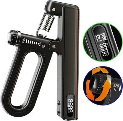 Adjustable Hand Grip with Counter 10KG to 120KG | Forearm & Wrist Strengthener