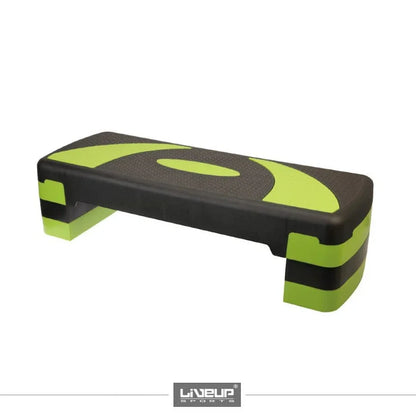Liveup Aerobic Stepper LS3168 Series – Professional Height-Adjustable Exercise Platform | Small (Orange), Medium (Green) & Large (Blue) for Cardio & Plyometrics