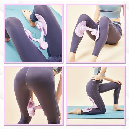 Thigh Master Exerciser Rotating Panel, High-Resistance Spring & Silicone Joint, Kegel Exercise Device for Inner Thigh Toning, Butt Lifting, Pelvic Floor & Leg Workout Training