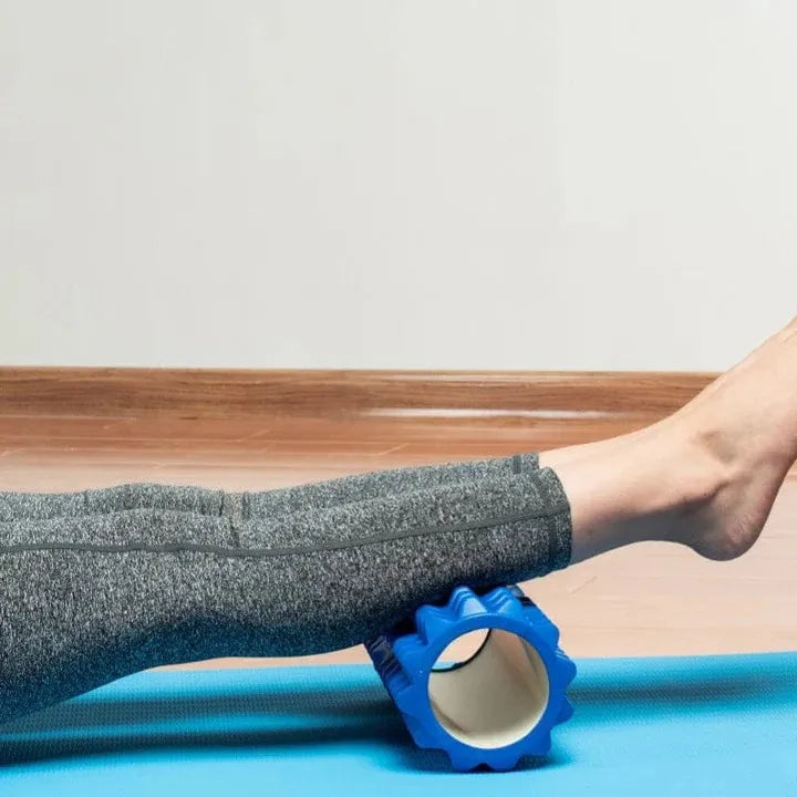 Yoga Foam Grid Roller (13 & 18 Inches) | High-Density EVA Muscle Massage Roller for Deep Tissue Recovery, Stretching, Yoga, Pilates & Fitness Therapy