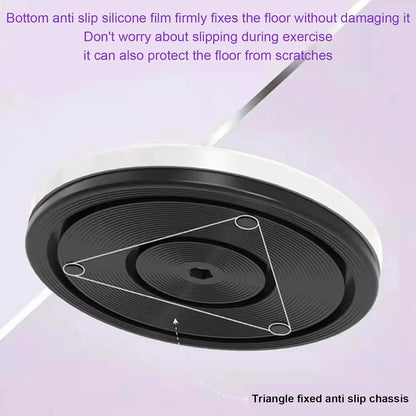 Magnetic Waist Twisting Disc with Pull Rope, 8 Built-in Magnets, Elastic Resistance Bands & Anti-Slip Foot Massage Surface for Waist Slimming, Body Shaping & Home Fitness Workout