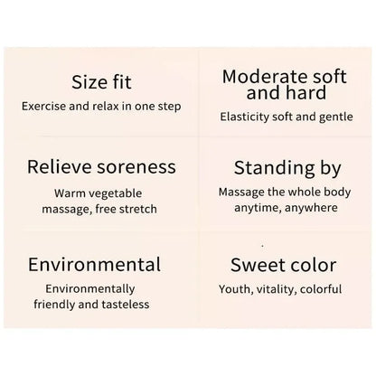 Yoga Foam Grid Roller (13 & 18 Inches) | High-Density EVA Muscle Massage Roller for Deep Tissue Recovery, Stretching, Yoga, Pilates & Fitness Therapy