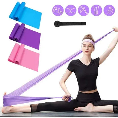 Thera Band Resistance Bands Pack of 3 for Glutes, Fitness & Strength Training – Light, Medium & Strong Exercise Bands for Full Body Workout, Flexibility, Cardio & Home Gym Use