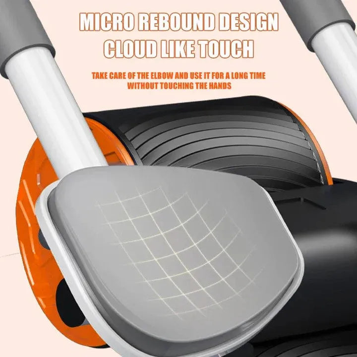 Abdominal Wheel Roller with Elbow Support Automatic Rebound Double Wheel (105mm), Small Size (Medium Quality), Large Size (Premium Quality),  Ab Roller for Core Strength Training,  Abs Workout, Home Gym Exercise Equipment with Non-Slip Grip