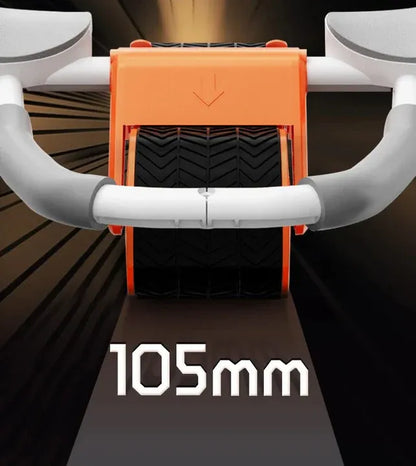 Abdominal Wheel Roller with Elbow Support Automatic Rebound Double Wheel (105mm), Small Size (Medium Quality), Large Size (Premium Quality),  Ab Roller for Core Strength Training,  Abs Workout, Home Gym Exercise Equipment with Non-Slip Grip