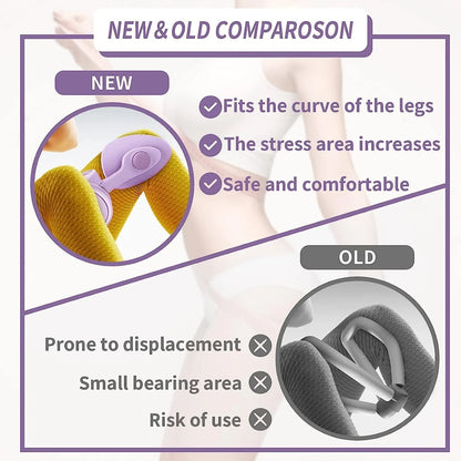 Thigh Master Exerciser Rotating Panel, High-Resistance Spring & Silicone Joint, Kegel Exercise Device for Inner Thigh Toning, Butt Lifting, Pelvic Floor & Leg Workout Training