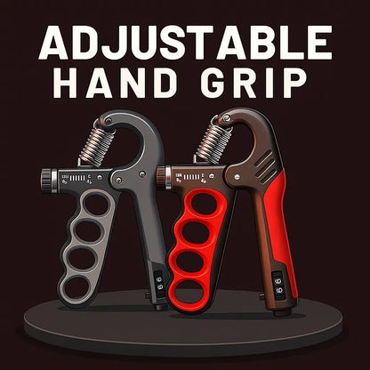 Adjustable Hand Gripper 5–100KG Metal Finger Grip Strengthener for Hand Exercise, Wrist Training, Forearm Strength & Fitness Workout