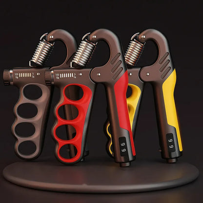 Adjustable Hand Gripper 5–100KG Metal Finger Grip Strengthener for Hand Exercise, Wrist Training, Forearm Strength & Fitness Workout