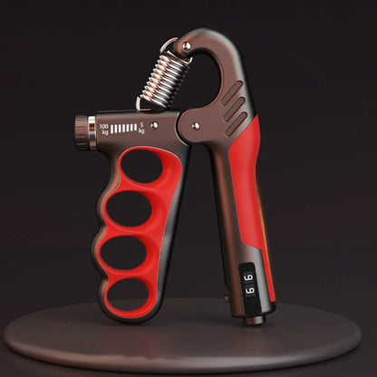 Adjustable Hand Gripper 5–100KG Metal Finger Grip Strengthener for Hand Exercise, Wrist Training, Forearm Strength & Fitness Workout