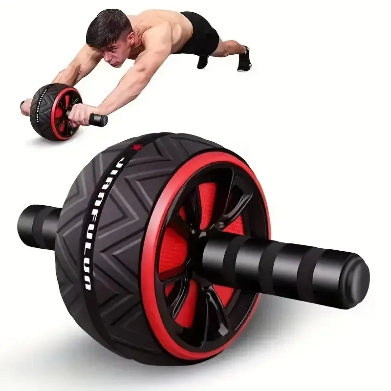 Premium Quality Ab Roller Wheel Core Trainer with Foam Grip Handles, Compact Fitness Equipment for Abs, Core Strength, Stability & Full Body Workout