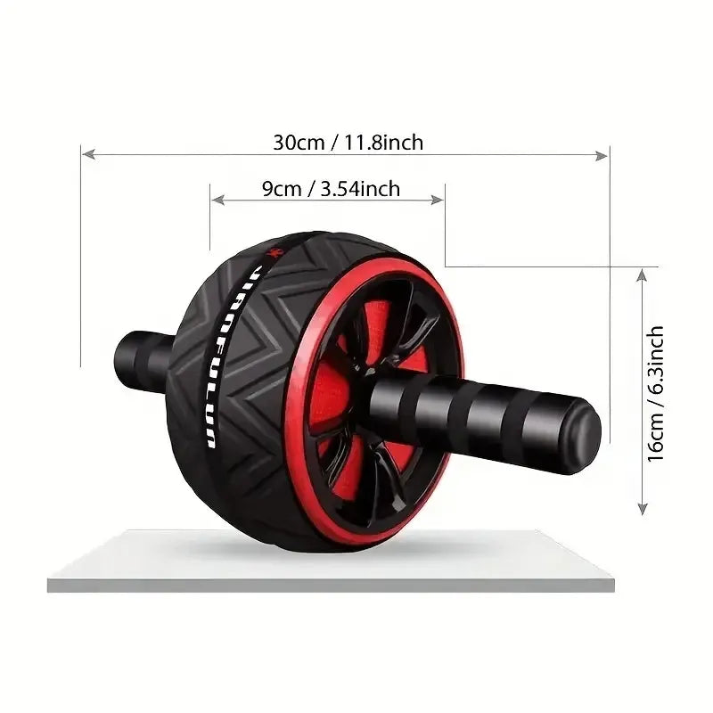 Premium Quality Ab Roller Wheel Core Trainer with Foam Grip Handles, Compact Fitness Equipment for Abs, Core Strength, Stability & Full Body Workout
