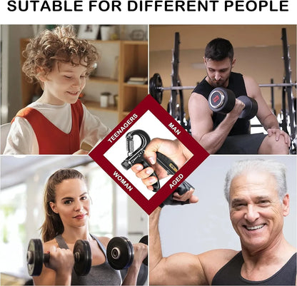 Adjustable Hand Gripper 3–60KG (pack of 2) – Forearm & Grip Strength Trainer with Counter ( Pack of 2 )