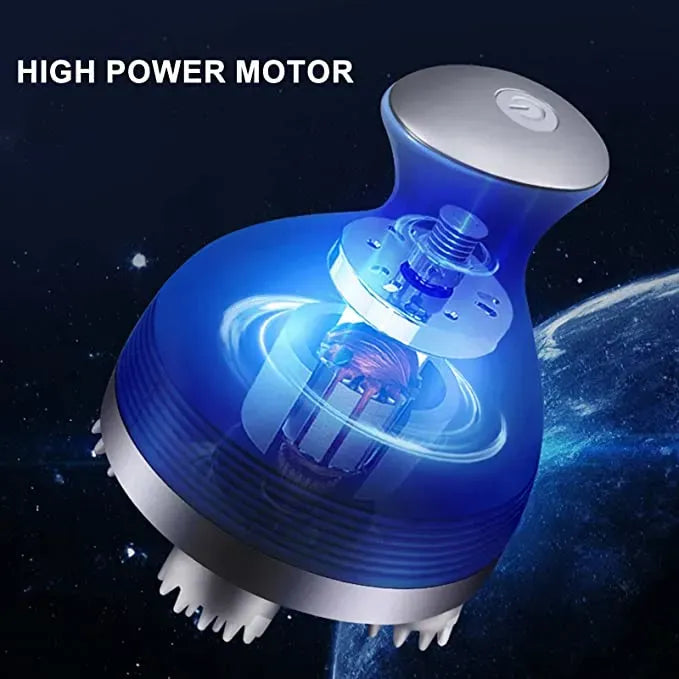 Hair Scalp Massager Rechargeable 3D Electric Head Massager Machine 5W 5V 800mAh Cordless Handheld Rotating Massage Device with Multiple Modes, 90–120 Min Runtime, 2–3 Hour Charging for Hair Growth & Relaxation