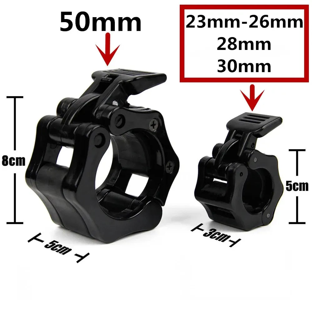 Spinlock Barbell Collars – Weightlifting Collar Locks for Dumbbells & Barbells