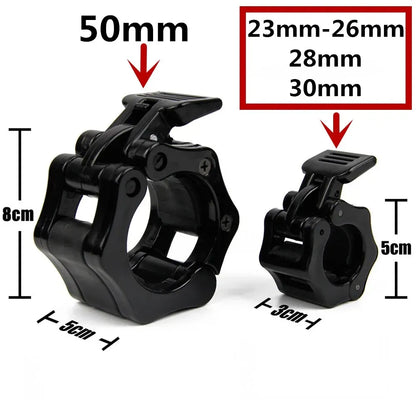 Spinlock Barbell Collars – Weightlifting Collar Locks for Dumbbells & Barbells