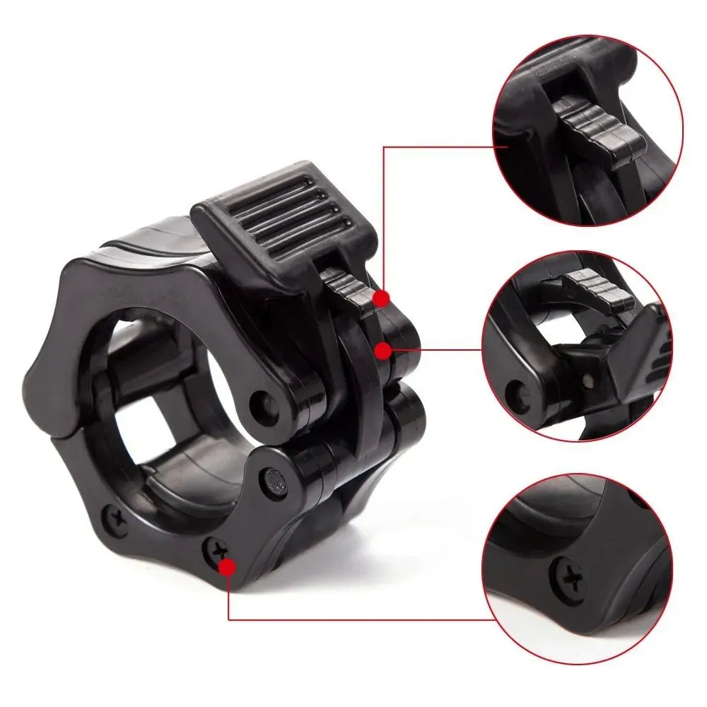 Spinlock Barbell Collars – Weightlifting Collar Locks for Dumbbells & Barbells