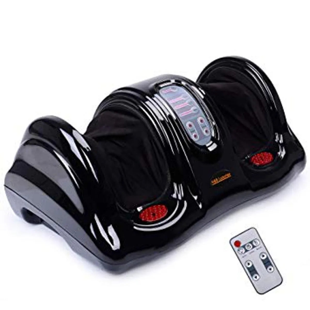 Shiatsu Electric Foot and Leg Massager 40W with Heating Function, 6 Massage Intensity Levels, Kneading & Rolling Therapy, Auto/Manual Modes and Vibration Foot Massage Machine