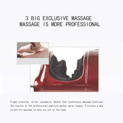 Shiatsu Electric Foot and Leg Massager 40W with Heating Function, 6 Massage Intensity Levels, Kneading & Rolling Therapy, Auto/Manual Modes and Vibration Foot Massage Machine
