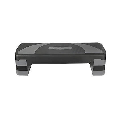 Aerobic Stepper Adjustable Fitness Step Platform with 4” 6” & 8” Height Levels, Non-Slip Surface, Rubber Feet & 100KG Weight Capacity for Cardio, Home Gym & Aerobic Workout