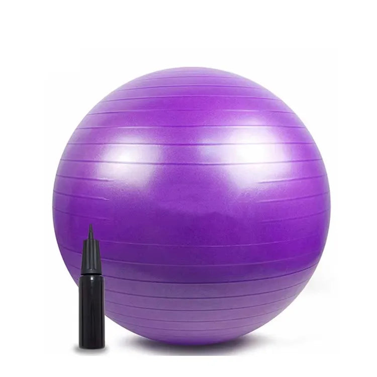 Anti-Burst Exercise Gym Ball with Air Pump, Non-Slip Yoga Stability Ball in 25CM, 65CM, 75CM, 85CM & 100CM Sizes for Core Strength, Balance, Home Workout & Physical Therapy