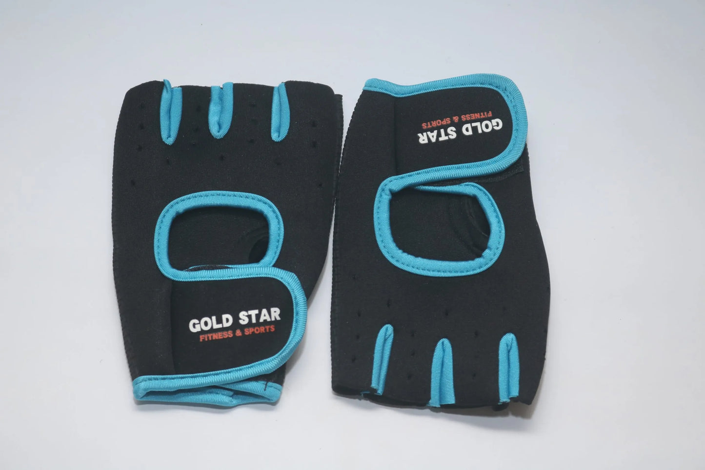Gold Star Gym Half Cut Gloves Medium Size Imported Synthetic Non-Slip Grip Workout Training Gloves for Weight Lifting, Gym Exercise & Fitness Protection