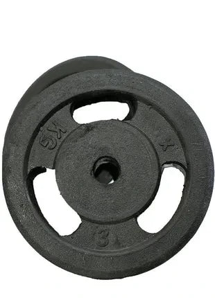 Rubber Coated Weight Plates (1 Inch Hole) – 1kg to 10kg Pair Set | Average Quality Gym Weight Plates for 1-Inch Barbell Rods | Home & Gym Use